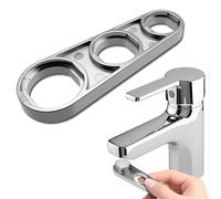 Faucet Aerator Replacement Kit: 4-Pack Tap Aerators with Wrench Tool M16 M18 M20 M22 M24 M28, 6-in-1 Water Saver Nozzle Key for Bathroom Kitchen Sink (External Thread)