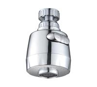 Faucet Aerator Splash Proof 360 Degree Swivel Kitchen Sink Attachment Durable Portable Daily Accessory, for Bathroom, Kitchen, Hotel, Apartment, Dormitory, Rental Home, Studio