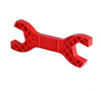 Faucet Aerator Valve Core Cap Wrench, Metal Mixing Valve Installation and Removal Tool for Shower Head Repair, Faucet Nut Spanner for Bathroom Plumbing DIY, Black, 16 x 4.6 cm(Red)