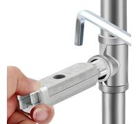 Faucet Angle Valve Wire Extractor 20MM 25MM Broken Pipe Screw Removal Tool Reverse Thread Tap Extractor Metal Plumbing Repair Hand Tool(A)