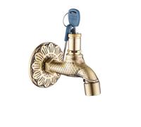 Faucet Antique Bronze Dragon Carved Tap Bathroom Mop Washing Machine Outdoor for Garden Fitting Kit for Garden Use(Color 11)