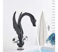 Faucet Basin Sink Faucet Swan Crystal Modern Art Hot Cold Mixer Crane Kitchen Tap Deck Mounted Brass