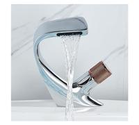 Faucet, Black Faucet Bathroom Sink Faucets Hot Cold Water Mixer Crane Deck Mounted Single Hole Bath Tap Chrome Gold Finished
