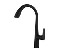 Faucet, Brass Pull-Out Kitchen Faucet Retractable Sink Washbasin Tap Hot and Cold Water Mixer Bathroom Gun Gray Black (Color : A)