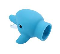 Faucet Cartoon Guide Plastic Water Extender Kids Blue | Easy Installation, Soft Water Flow, Lovely Style for Baby Hand Washing, Bathroom Sink Use