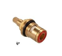 Faucet Cartridge 1/2" 20 Teeth Universal Replacement Tap Valves Inner Valve for Bathroom Kitchen Mixer Tap Cartridge(Red)
