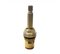 Faucet Cartridge, Brass Ceramic Stem Disc Cartridge Faucet Valve Replacement Quarter Turn 1/2" for Bathroom Kitchen Tap (MM)