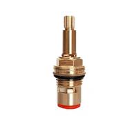 Faucet Cartridge, Brass Ceramic Stem Disc Cartridge Faucet Valve Replacement Quarter Turn 1/2" for Bathroom Kitchen Tap (HH)