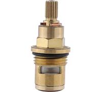 Faucet Cartridge, Faucet Valve - Replacement Ceramic Cartridge Brass Ceramic Stem Disc Cartridge Valve Quarter Turn 1/2" for Bathroom Kitchen Tap(Rood)