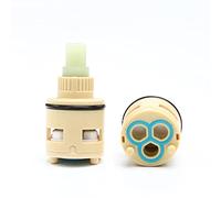 Faucet Cartridge Replacement 18/22/25/26/28/33/35/40mm Ceramic Tap Cartridge Replacement Ceramic Disc Cartridge for Single Handle Faucet U-22MM(E 26mm)