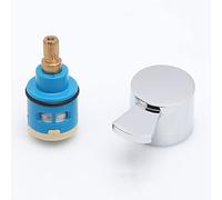 Faucet Cartridge Replacement 18/22/25/26/28/33/35/40mm Ceramic Tap Cartridge Replacement Ceramic Disc Cartridge for Single Handle Faucet U-22MM(Y 25mm)