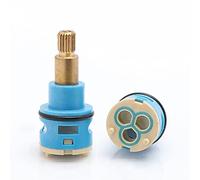 Faucet Cartridge Replacement 18/22/25/26/28/33/35/40mm Ceramic Tap Cartridge Replacement Disc for Single Handle Faucet U-22MM(D 22mm)