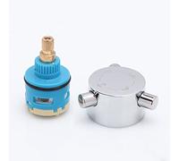 Faucet Cartridge Replacement 18/22/25/26/28/33/35/40mm Ceramic Tap Cartridge Replacement Disc for Single Handle Faucet U-22MM(Q 28mm)