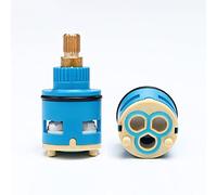 Faucet Cartridge Replacement 18/22/25/26/28/33/35/40mm Ceramic Tap Cartridge Replacement Disc for Single Handle Faucet U-22MM(F 26mm)