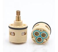 Faucet Cartridge Replacement 18/22/25/26/28/33/35/40mm Ceramic Tap Cartridge Replacement Disc for Single Handle Faucet U-22MM(I 33mm)
