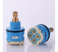 Faucet Cartridge Replacement 18/22/25/26/28/33/35/40mm Ceramic Tap Cartridge Replacement Disc for Single Handle Faucet U-22MM(P 28mm)