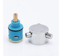 Faucet Cartridge Replacement 18/22/25/26/28/33/35/40mm Ceramic Tap Cartridge Replacement Disc for Single Handle Faucet U-22MM(O 26mm)