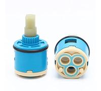 Faucet Cartridge Replacement 18/22/25/26/28/33/35/40mm Ceramic Tap Cartridge Replacement Disc for Single Handle Faucet U-22MM(H 33mm)