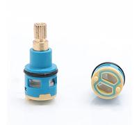 Faucet Cartridge Replacement 18/22/25/26/28/33/35/40mm Ceramic Tap Cartridge Replacement Disc for Single Handle Faucet U-22MM(R 18mm)