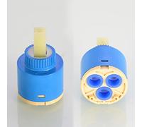 Faucet Cartridge Replacement 25/30/35/40MM Water Replacement Cartridge Ceramic Disc Faucet Replace Part Cartridges B-40mm(C 35mm)