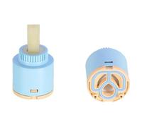 Faucet Cartridge Replacement 25/30/35/40MM Water Replacement Cartridge Ceramic Disc Faucet Replace Part Cartridges B-40mm(F 30mm)