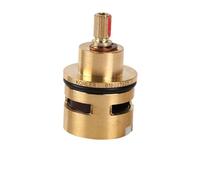 Faucet cartridge replacement Replacement Tap Valves Brass Ceramic Stem Disc Cartridge Quarter Turn for Bathroom Kitchen Tap