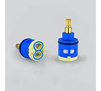 faucet cartridge replacement Spare Valves Tap Cartridge 18/22/25/31mm Ceramic Disc Cartridge Water Mixer Tap Inner Control Kitchen and Basin Faucet Valve J-25mm(F 25mm)