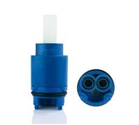 Faucet Cartridge Replacement Spare Valves Tap Cartridges 25/30/35/40mm Ceramic Disc Cartridge Valve for Single Handle Monobloc Bathroom Or Kitchen Mixer Taps M-Hot (Color : K 40mm(A 25.2mm)