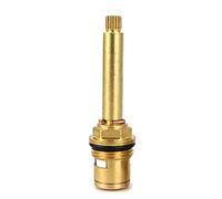 Faucet Cartridge Replacement Tap Cartridge Replacement Universal Replacement Tap Valves Replacement Tap Cartridges 16 Splines Brass Ceramic Disc Tap Valve Quarter Turn E(D)