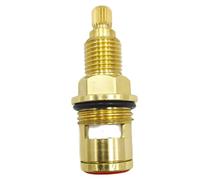 Faucet Cartridge Replacement Tap Cartridges Replacement Brass Ceramic Stem Disc Cartridge Faucet Valve Quarter Turn Inner Tap Valve 1(3)