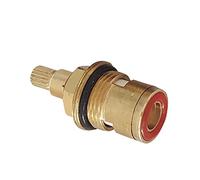 Faucet Cartridge Replacement Tap Cartridges Replacement Ceramic Disc Cartridges Tap Valve Quarter Turn Gland 3/4"" Spare Red(Red+Blue)