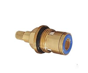 Faucet Cartridge Replacement Tap Cartridges Replacement Ceramic Disc Valve Quarter Turn Gland 3/4"" Spare Red(Blu)