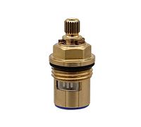 Faucet Cartridge Replacement Tap Valves Replacement Brass Ceramic Stem Disc Cartridge Faucet Valve Quarter Turn 1/2"" for Bathroom Kitchen