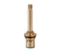 Faucet Ceramic Cartridge Valve, G1/2" Brass Tap Ceramic Disc Cartridges Replacement Hot Cold Water Spool (I2- H76mm)