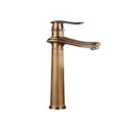 Faucet Compatible with Bathroom Sink Brass Single Handle Retro Hole Lavatory Black,Black B,Sink Faucet(Color:Bl