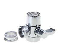 Faucet Diverter Valves Faucet Connector Alloy Sink Splitter Sink Splitter for Kitchen and Bathroom Connector for Water