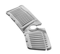 Faucet Drip Mat - Silicone sinkSplash Guard, Drying Tray Organizer | Water Catcher for Behind Faucet Area, Holds Dish Soap, Sponge, Brushes, Ideal for Kitchen, Bathroom, or Compact Counter Spaces