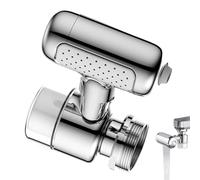 Faucet Extender - 4 Mode Rotating Aerator Nozzle, Upward Mist Sprayer, Adjustable Kitchen Tap Attachment | Splash Waters Saving Extenders for Home Dorm Rental House Face Washing Dish Cleaning