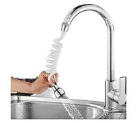 Faucet Extender, Adjustable Bathroom Faucet Extension Tube Kitchen Water Tap Aerator Rotatable Sink Hose Filter Nozzle Faucet Accessories