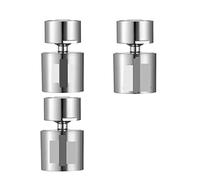 Faucet Extender, Faucet Mixer Aerator Water Diffuser for Kitchen Bathroom Water Filter Nozzle Bubbler Water Spray Faucet Attachment Convenient(3PC)