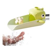 Faucet Extender for Kids, Anti-Slip Shark Shape Sink Extender, Splash-Proof Faucet Accessories for Hand Washing Indoor Bathroom Kitchen Garden Bathtub Shower