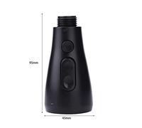 Faucet Extender, Replaceable Faucet Head Modes Sink Basin Kitchen Pull Out Faucet Sprayer Plating Nozzle Water Convenient to Clean(D)