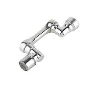 Faucet Extender, Rotatable Multifunctional Extension Faucet Aerator Swivel Robotic Arm Water Filter Sink Water Tap Bubbler Sink Fit(Single Single Mode)