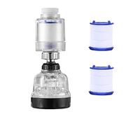 Faucet Extender, Rotating Splashproof Chlorine Removal Filter Aerator Sink Head Water Purify Faucet Water Saving Convenient to Install Clean(Filter Shower Set 1)