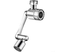 Faucet Extender With 360 Degree Swivel Joint And Two Spray Patterns Alongside PP Cotton And Carbon Fiber Filtration(A)