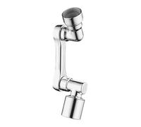 Faucet Extension 2 Mode 1080° Rotation Aerator Splash Kitchen Tap Extend Water Nozzle 22/24mm Adaptor Faucet Bubbler Robotic Arm Sprayer Head Easy Installation