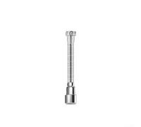 Faucet Extension Tube, Stainless Steel Kitchen Extender Nozzle Aerator Bendable, Tap Extension Pipe Water Saving Swivel(13cm)