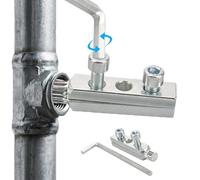 Faucet Extractor Removal Tool for Broken Valve Threads - Extract Stripped Screws in 1/2" & 3/4" Pipes - Carbon Steel Grip Design for Home DIY Plumbing Repair