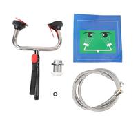 Faucet Eye Wash Kit Double Ports Emergency Eyewash Station Sturdy Rustproof Stainless Steel Quick No Extra Pipeline For Laboratory Industrial Site Office Family