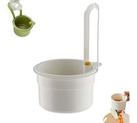 Faucet Hanging Strainer, Kitchen Sink Strainer Basket,Adjustable Sink Filter Tray Tap,Plastic Kitchen Sink Drain Basket,Easy Drain Filter with Bottom Release for Dish Scrapping Food Waste Leftovers